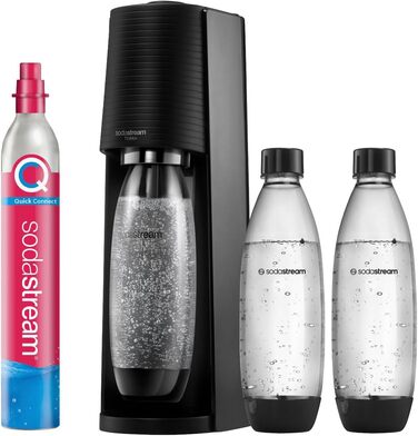 Набір для газування води, 5 предметів, 3 л чорний Terra SodaStream