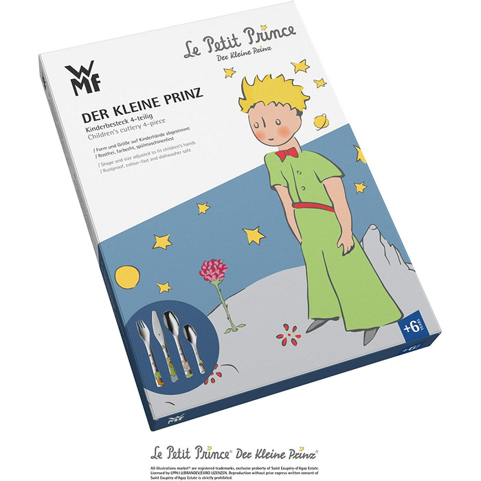 Набір з 4 дитячих столових приборів Little Prince KINDERARTIKEL WMF
