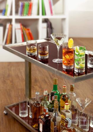 Коробка Луїджі Борміолі 7540470 Баха з 6 Зайдель низької форми, кришталево прозора 7,5 x 7,5 x 9 см