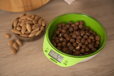 ARDESTO Ваги кухонні, 5кг, CR2032x1 в комплекті, пластик, зелений