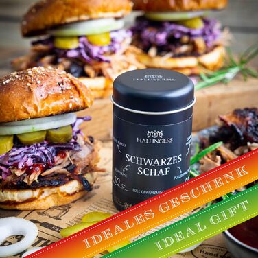 Класичний набір спецій Hallingers - Подарунковий набір спецій ручної роботи, 12 спецій з усього світу (Набір) - Літній подарунок та ідеальний подарунок для барбекю День народження, вітання, новоселення, річниця, безкоштовне Класичні спеції., 12 спецій (73