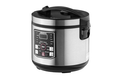 ARDESTO Мультиварка MC-P21, 860Вт, чаша-5л, електр. керування, книга рецептів, нерж. сталь+пластик, срібляста