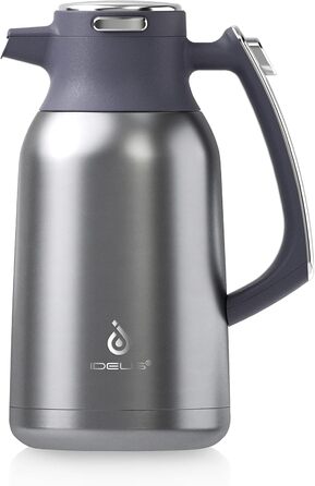 Термос-кавник 2 л, сріблястий Ideus