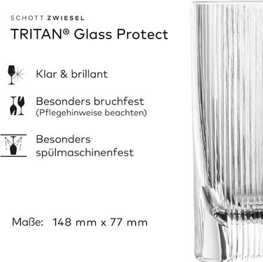 Набір келихів для лонгдрінків 4 шт 410 мл Fave Schott Zwiesel