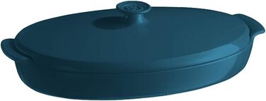 Форма для запікання риби, овальна 42x25х10 см, темно-синя Emile Henry