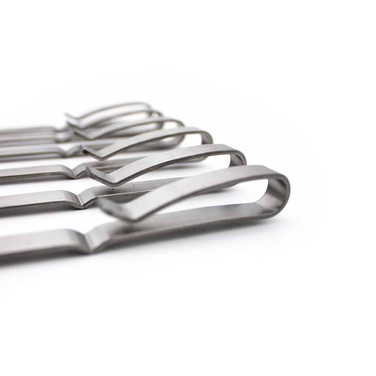 Набор из 6 шампуров 41 см для гриля с ветрозащитой Santos