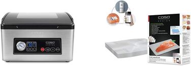 Камерний вакуумний пакувальник з нержавіючої сталі 70 л/хв, 240 Вт Caso