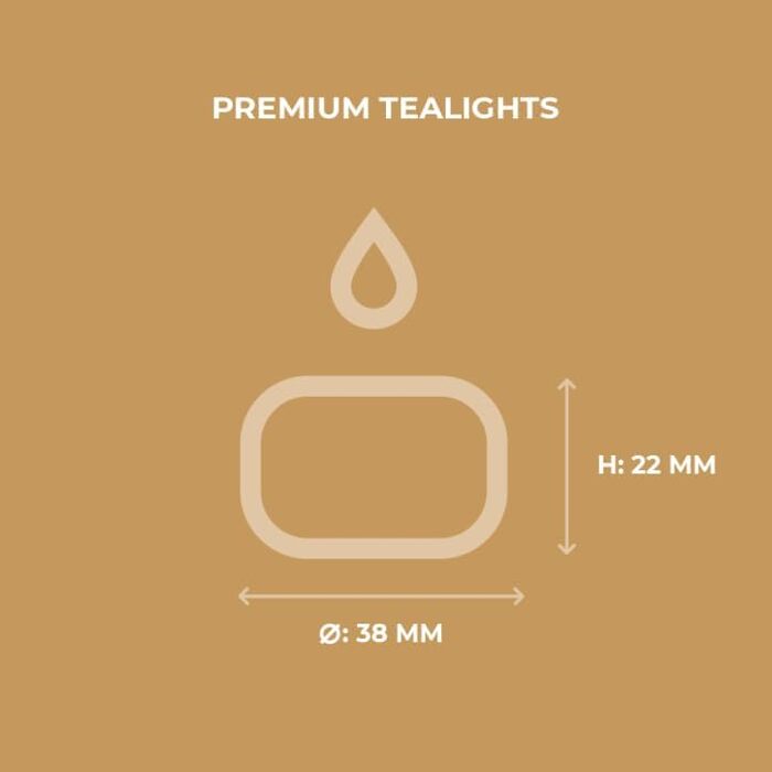 Чайні свічки, час горіння 8 годин, 200 шт. HORECA CANDLES