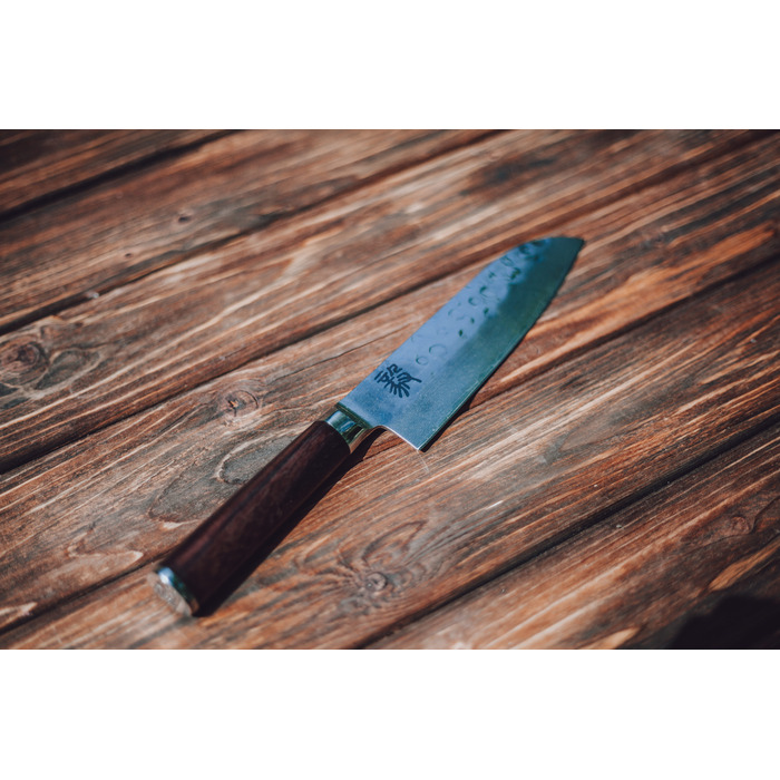 Ніж із дамаської сталі 17 см Santoku professional GRILLI