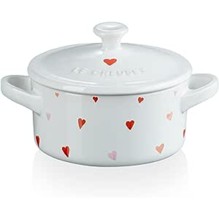 Мини-кокотница с крышкой 0,25 л Heart Le Creuset