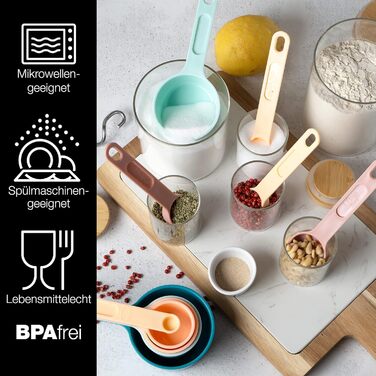 Набор мерных ложек, 11 предметов, разноцветные Moritz & Moritz