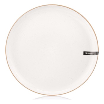 Тарелка десертная Ardesto Apulia, 20.3см, керамика, кремовый