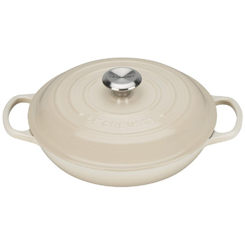 Сковорода-жаровня чавунна 26 см, бежевий Le Creuset