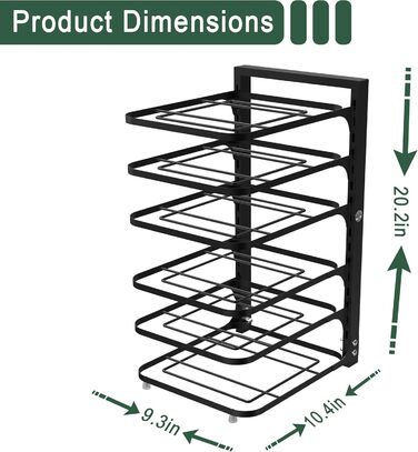 Многофункциональная подставка для посуды на 6 отделений Supfirm