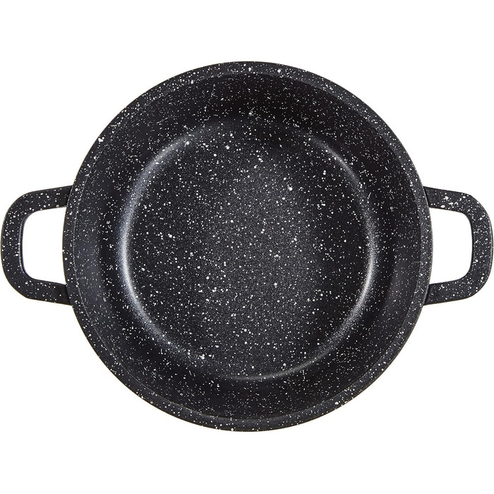 Каструля 2,2 л алюмінієва із скляною кришкою 20 см Kamberg