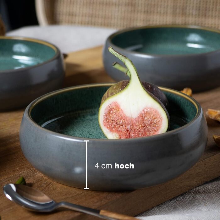 Набор посуды из керамогранита Moritz & Moritz SOLID из 18 предметов набор посуды на 6 персон каждый, состоящий из 6 обеденных тарелок, маленьких, глубоких (4 маленькие миски)