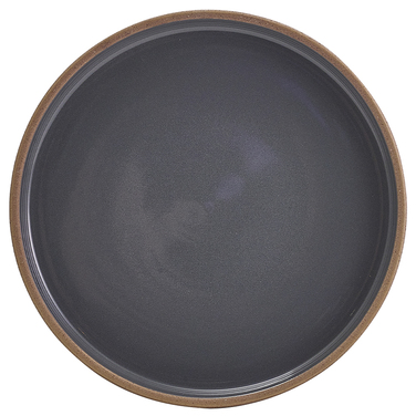 Тарелка презентационная 18*2.3 см с низким вертикальным бортом, Kava Dark Grey Stoneware, GenWare