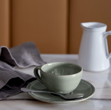 Чашка для кофе 0,09 л с блюдцем 12,4 см 560673995609