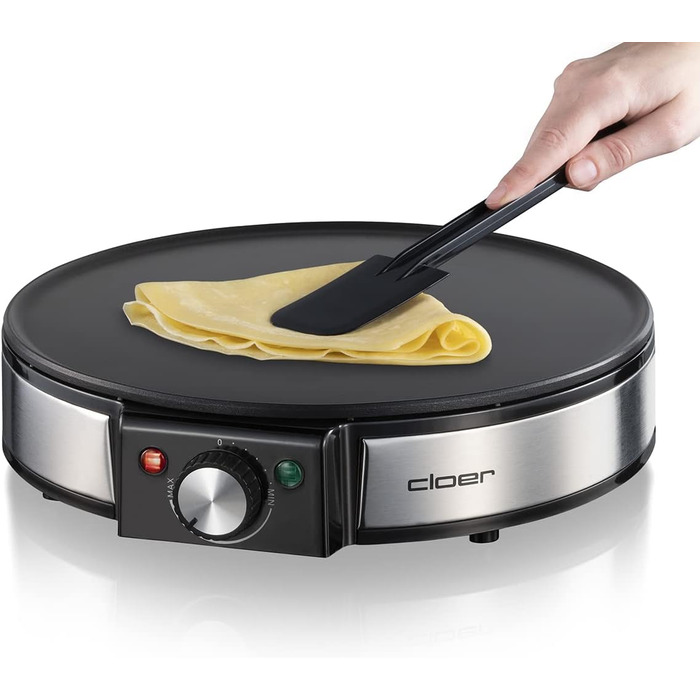 Млинниця 30 см, чорний/металік 6630 Cloer