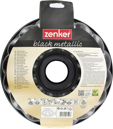 Форма для дріжджового обплетення Zenker, легована сталь, чорна