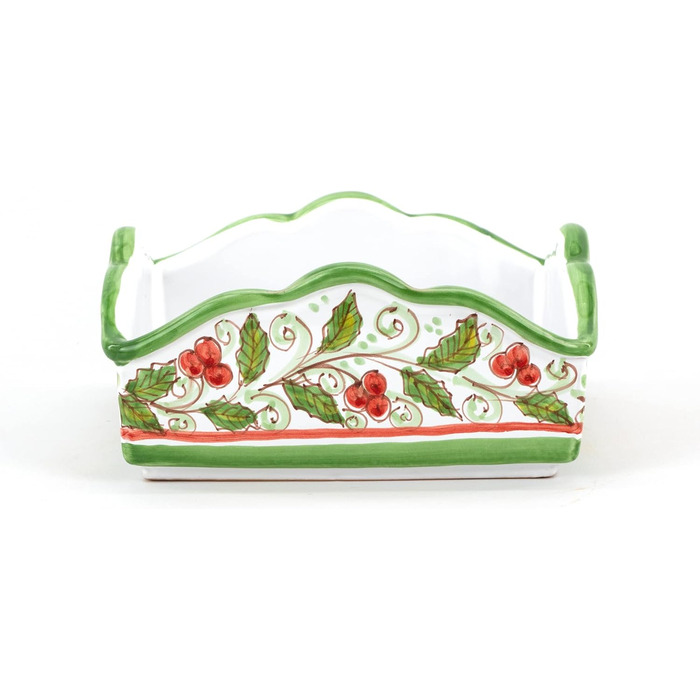 Квадратний тримач для серветок Ceramiche Azzaro & Romano Caltagirone