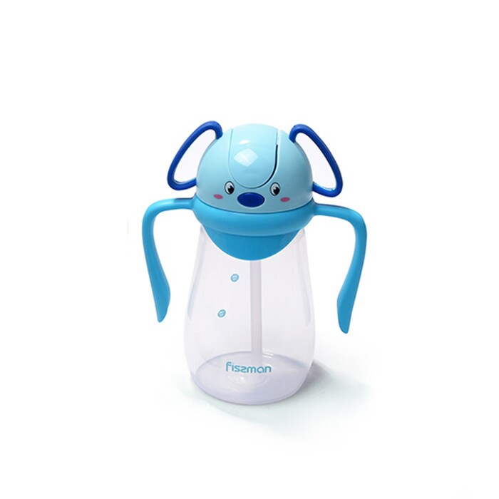 Пляшка для води Fissman 400 мл з трубочкою (6853)