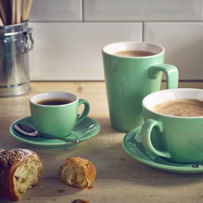 Блюдце 16 см, зеленое, Color Tea, GenWare