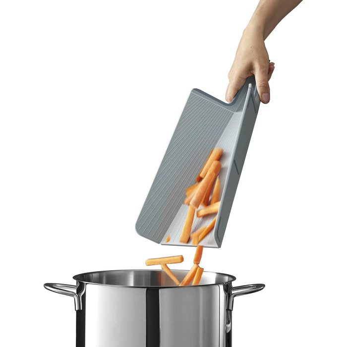 Складна обробна дошка Joseph Joseph Chop2Pot Plus з ручкою - (блідо-блакитна, велика)