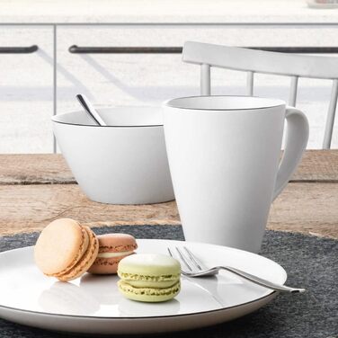 Набір посуду для сніданку із 18 предметів Black Line Lido Seltmann Weiden