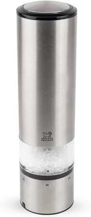 Электрическая мельница для перца соляная мельница Elis Sense u'Select 20 см перец каменная соль лоток - 6 предустановленных помолов - Изготовлен из нержавеющей стали (соляная мельница)