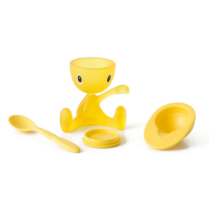 Тримач для яйця 8х11,5х9 см жовтий Cico Alessi