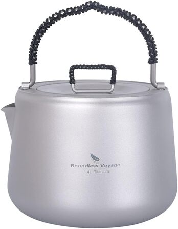 Титановий чайник із фільтром 1,4 л iBasingo