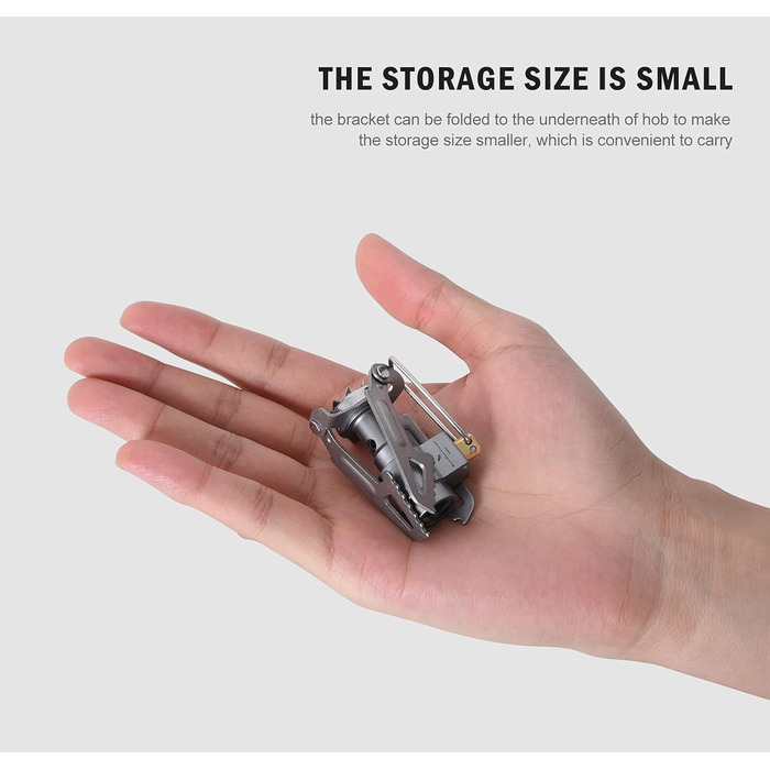 Сверхлегкая складная мини-плита с горелкой для приготовления пищи Boundless Voyage