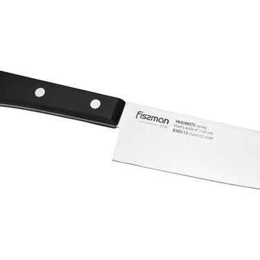 Набір ножів Fissman 13 придмети YASUMOTO в дерев`яній підставці X30Cr13 сталь (2716)