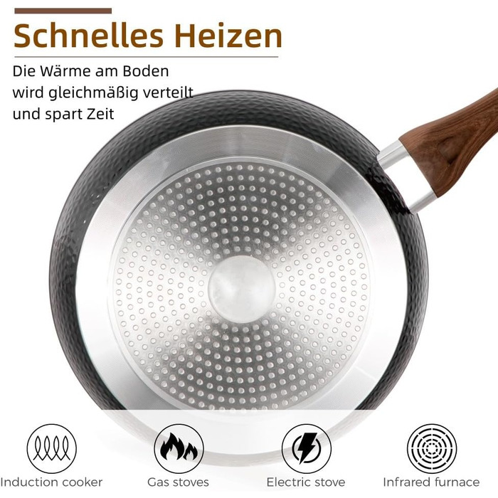 Набор посуды с антипригарным покрытием, 12 предметов DishDelight