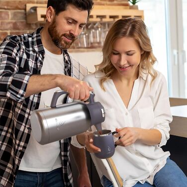 Термос-кавник 2 л, сріблястий Ideus