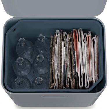 Контейнер для сміття з двома баками 60 л Totem Max Sky Joseph Joseph