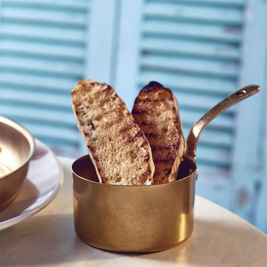 Мини-сотейник 9*5.25 см, 350 мл, Gold Vintage Steel, GenWare