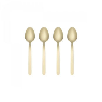 Набір ложок для еспресо, 4 предмети золотисті Stella Blomus