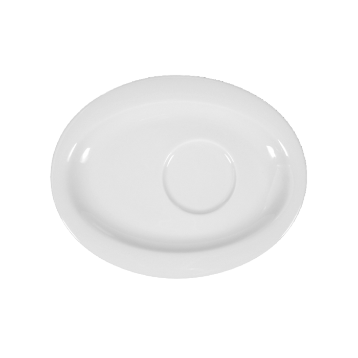 Блюдце до чашки овальне 16 см біле Top Life Seltmann