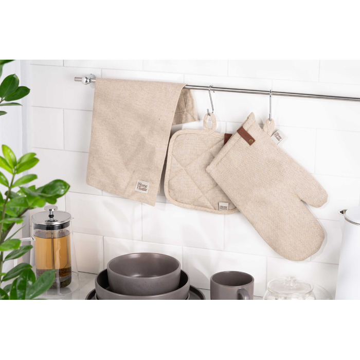 ARDESTO Прихватка Oliver, беж, 20х20см, 100% бавовна (напов. ватин)