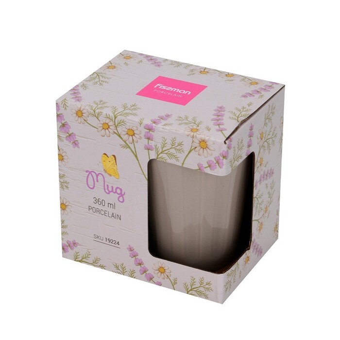 Кружка Fissman 360 мл порцеляна (19224)