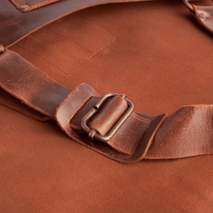 Фартух для барбекю шкіряний, коричневий Burnhard