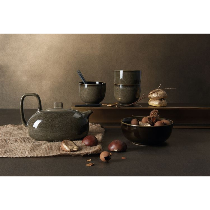 Тарілка гурман 24 см каштанова Kolibri ASA-Selection