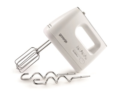 Gorenje Міксер ручний 460Вт, насадки-4, турборежим, білий