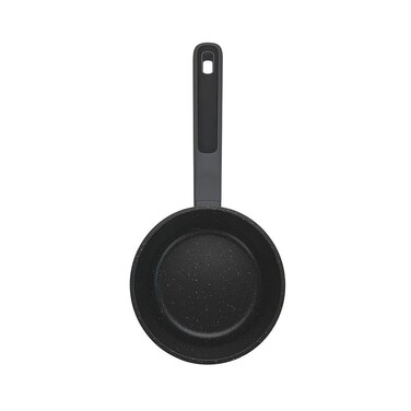 Ковш Fissman 16x8,5 см/1,4 л EVOLUTION со стеклянной крышкой литой алюминий с антипригарным покрытием (14583)