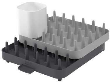 Сушарка для посуду регульована сіра, набір 3 предмета Connect Joseph Joseph