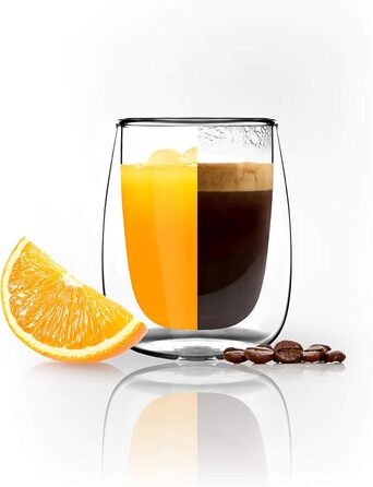 Окуляри універсальні двостінні, набір з 2 шт. , 350 мл, 4561954, Cremona (універсальні склянки - 200 мл)