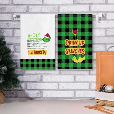 Набір з 4 різдвяних кухонних рушників 45 x 65 см, набір Q Ohok