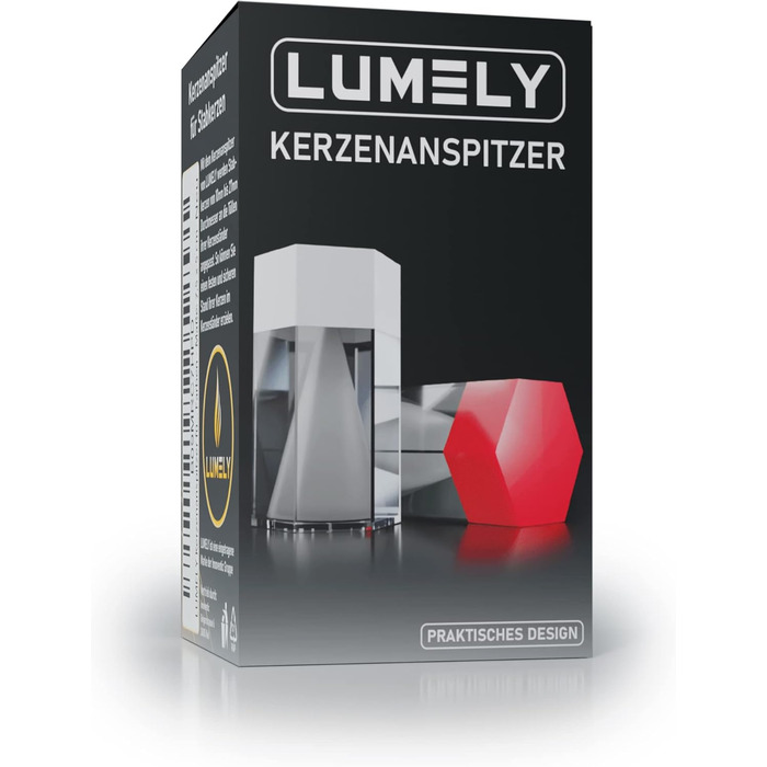 Точилка для свічок 7,5 x 5 см, LUMELY